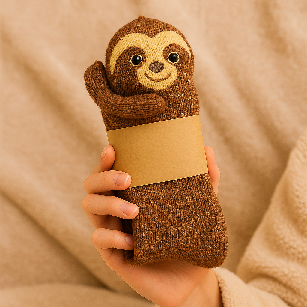 Haus-Socken Warm Anti-Rutsch Tiermotiv Plüsch Mikrofaser Socken