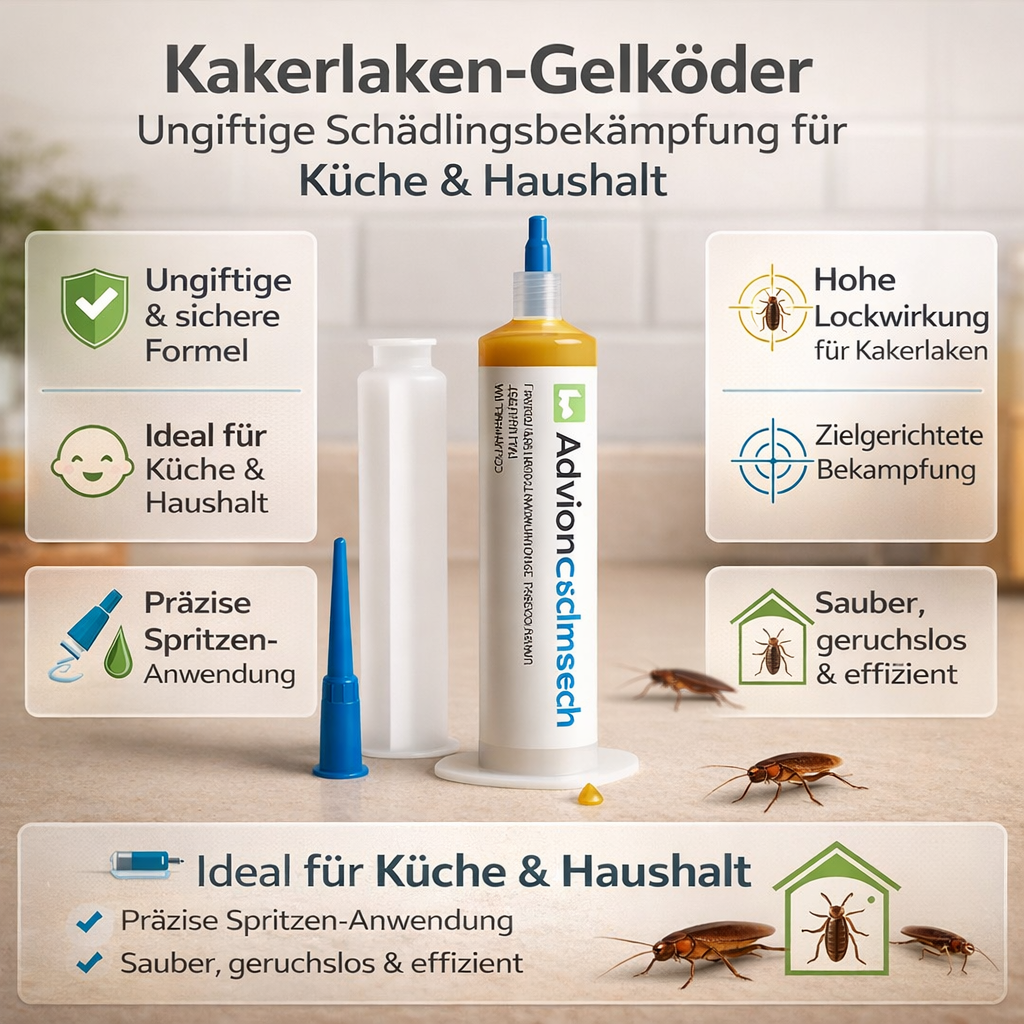 Kakerlaken-Gel-Bait Ungiftige Schädlingsbekämpfung Küche