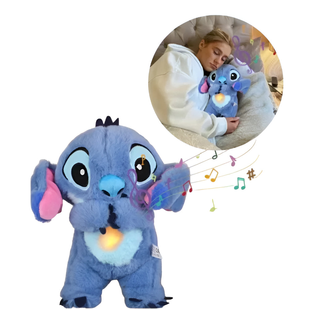 Kinderplüschtiere mit Licht und beruhigender Atmung