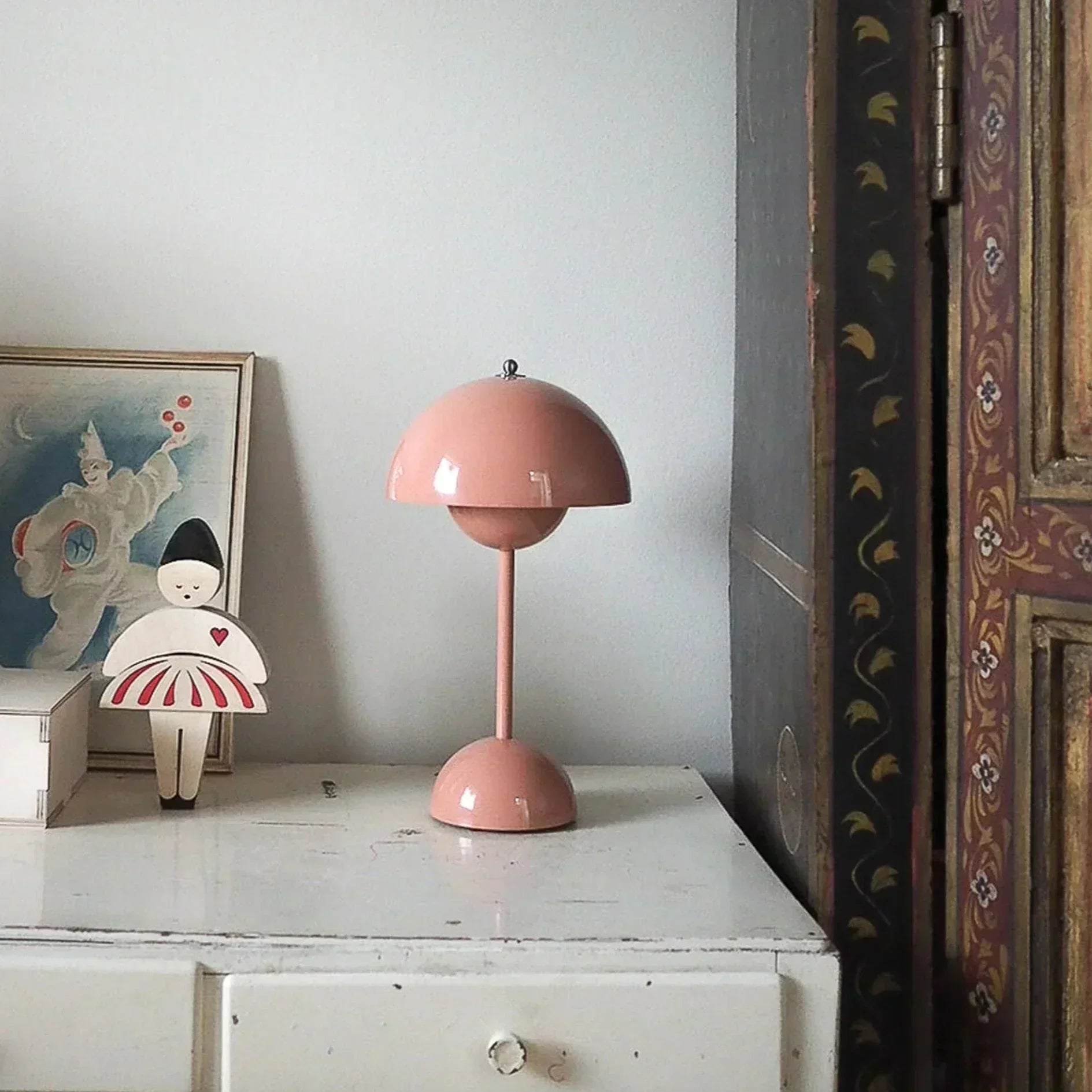 NordicGlow Luxe Moderne Pilz Schreibtischlampe