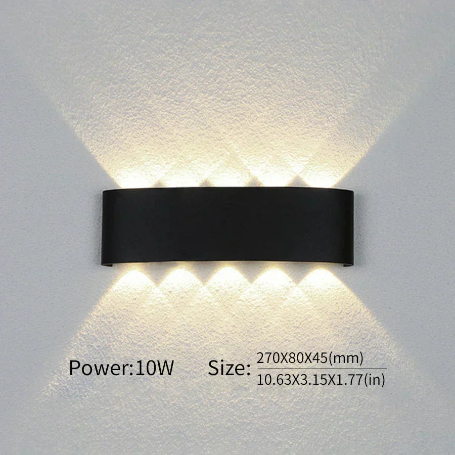Moderne Beleuchtung, Innen oder Außen: Die vielseitige LED-Wandleuchte