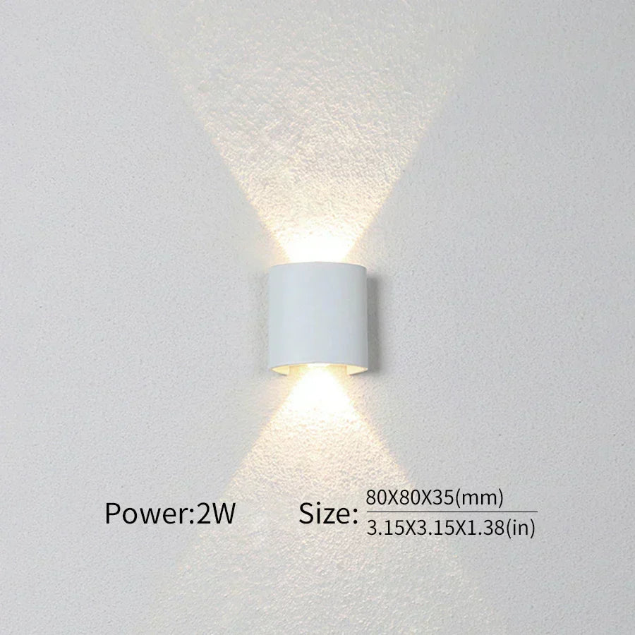 Moderne Beleuchtung, Innen oder Außen: Die vielseitige LED-Wandleuchte