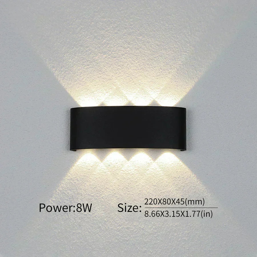 Moderne Beleuchtung, Innen oder Außen: Die vielseitige LED-Wandleuchte