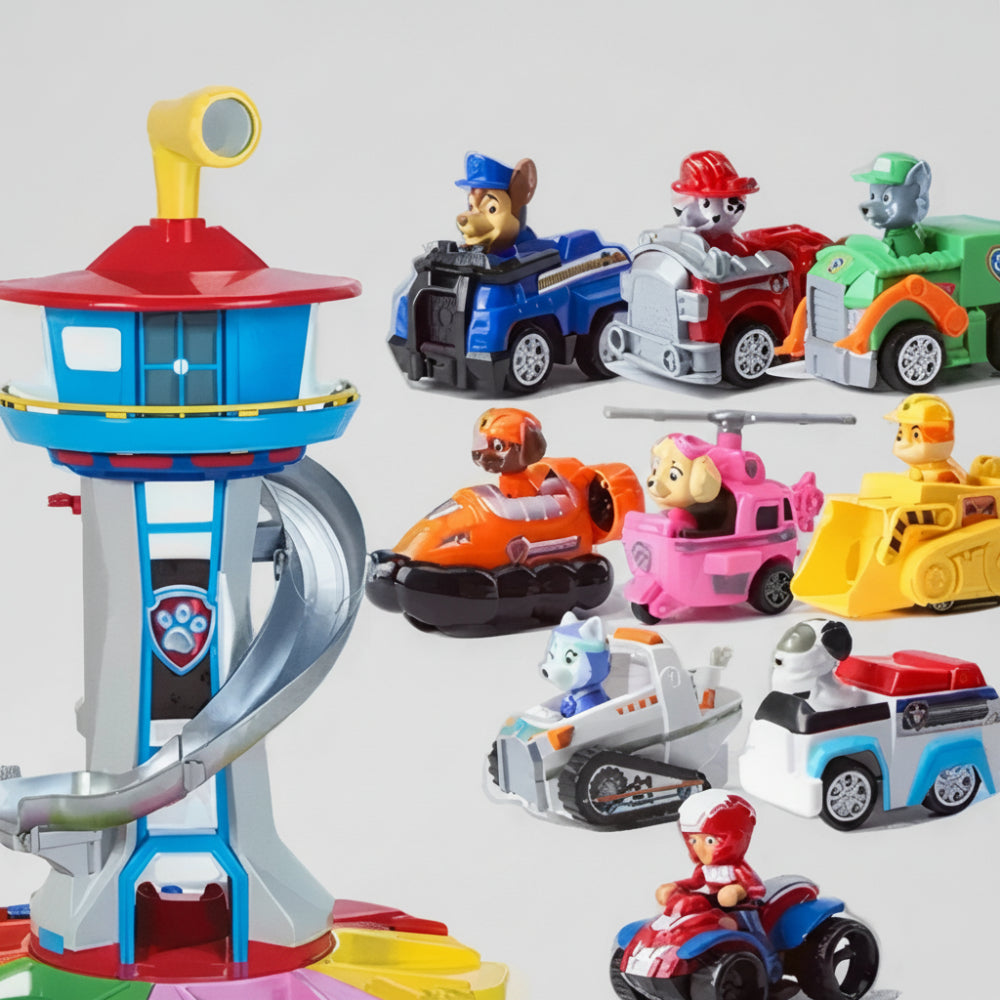 Spielzeugauto Spielturm Rutsche Lernspielzeug für Kinder