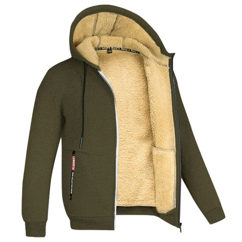 Herren Strickzipper – Warme Winterlage mit weichem Innenfutter