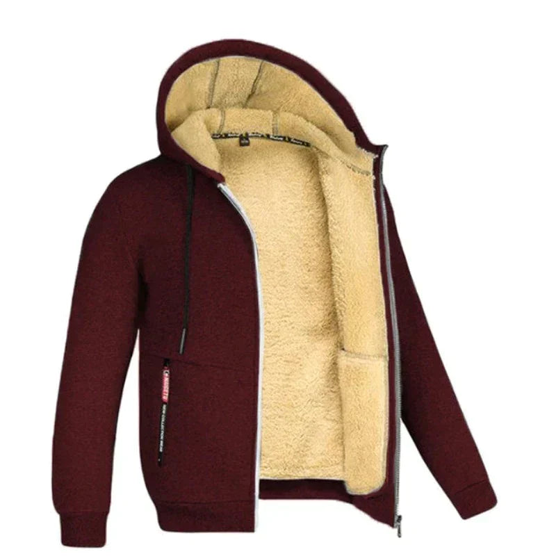 Herren Strickzipper – Warme Winterlage mit weichem Innenfutter