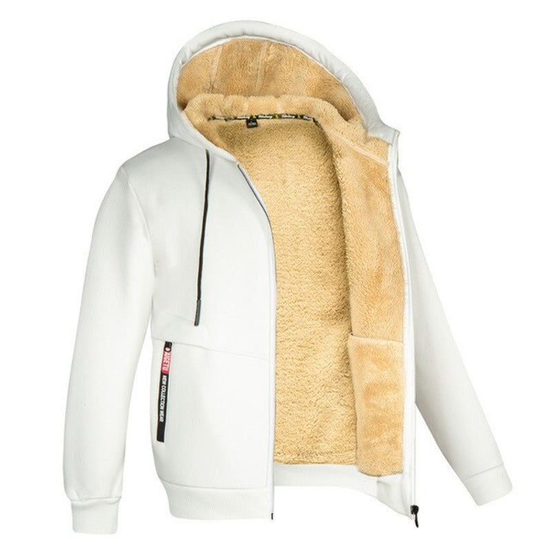 Herren Strickzipper – Warme Winterlage mit weichem Innenfutter