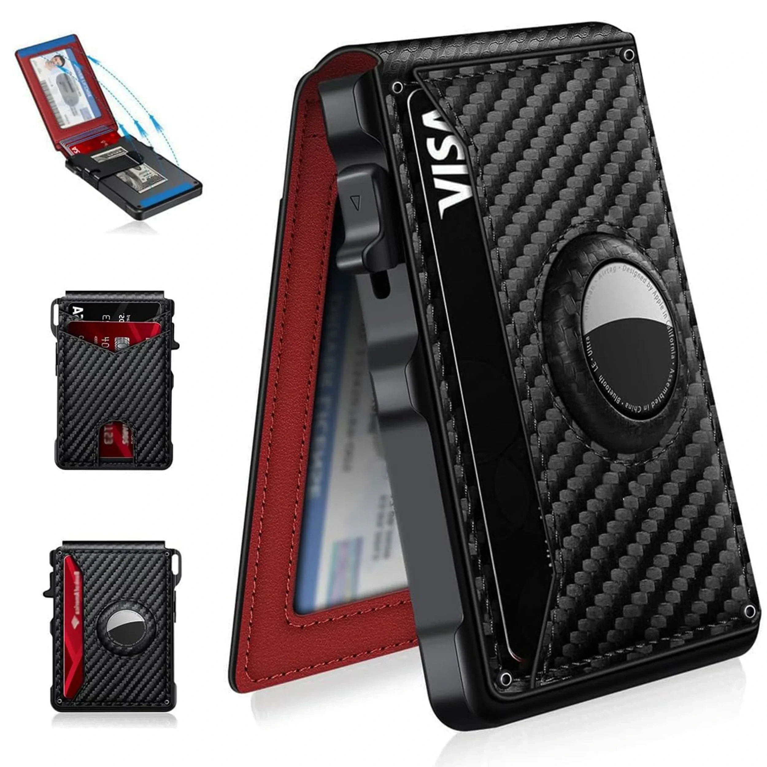 Luxurious Airtag Wallet