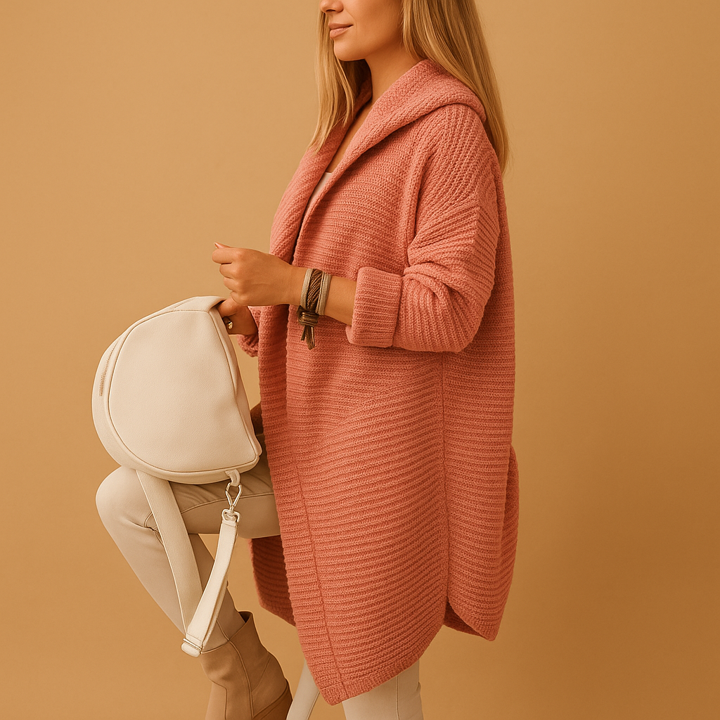 Damen Offenes Cardigan aus weichem Strick – Zeitlose Passform für den Alltag