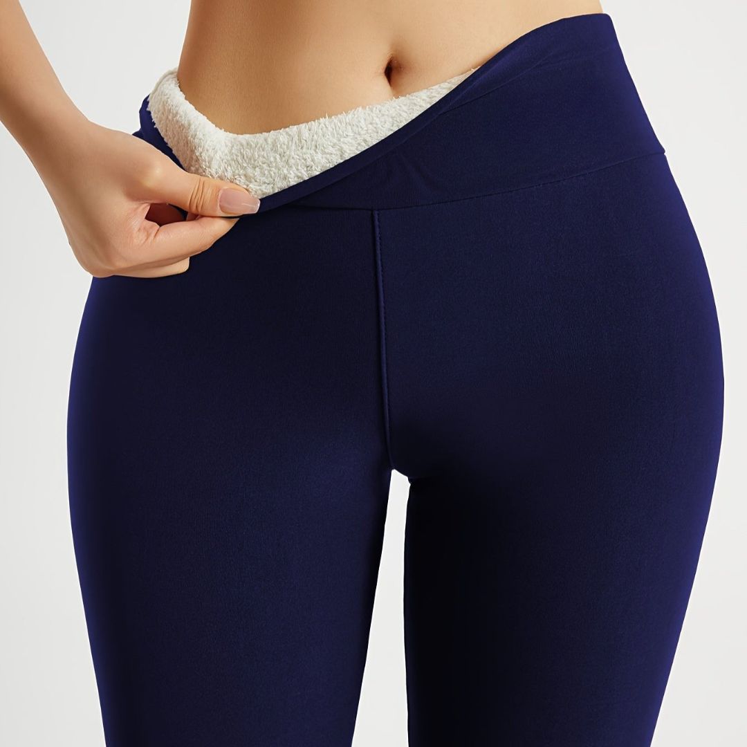 Thermoleggings für Frauen | Isolierte Thermohosen | Warme Leggings für den Winter | CozyLine