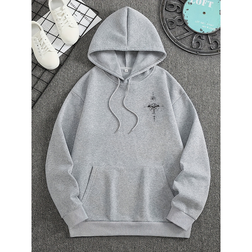 Herren Hoodie | Komfort, Stil und ein mutiges Kompass-Design