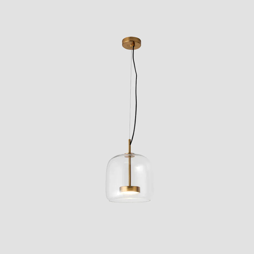 Hängelampe Glas Modern LED Pendelleuchte