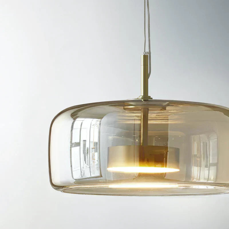 Hängelampe Glas Modern LED Pendelleuchte