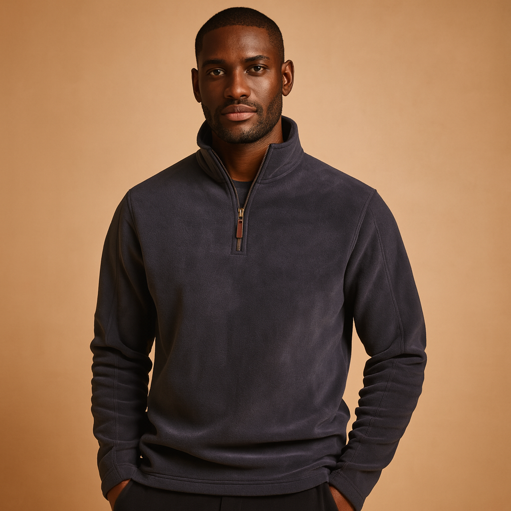 Herren Halbzip-Fleece – Warmer und Bequemer Pullover