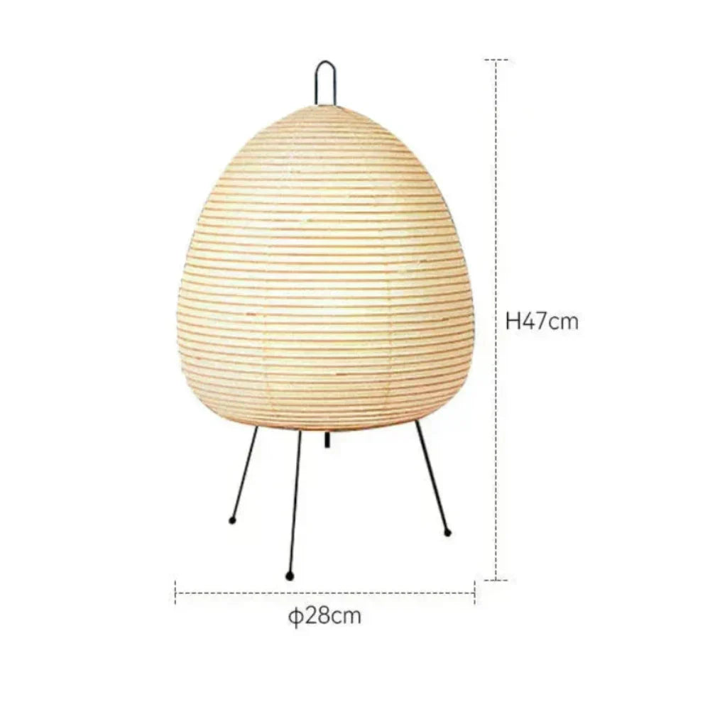 Tischlampe Reisepapier Retro Japanisches Design