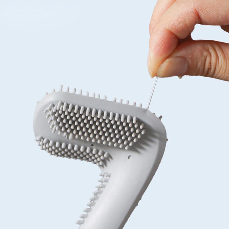 Silicon-Toilettenbürste | Toilettenbürste mit Halter | WC Bürste | Cleanova