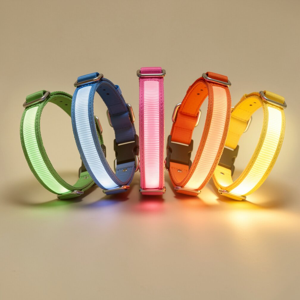 Glow-Halsband für Hunde | LED-Hundehalsband | GlowHund
