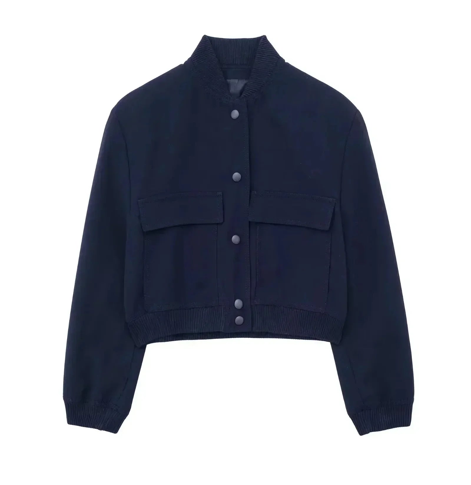 Gekürzte Bomberjacke für Frauen | Moderner Stil