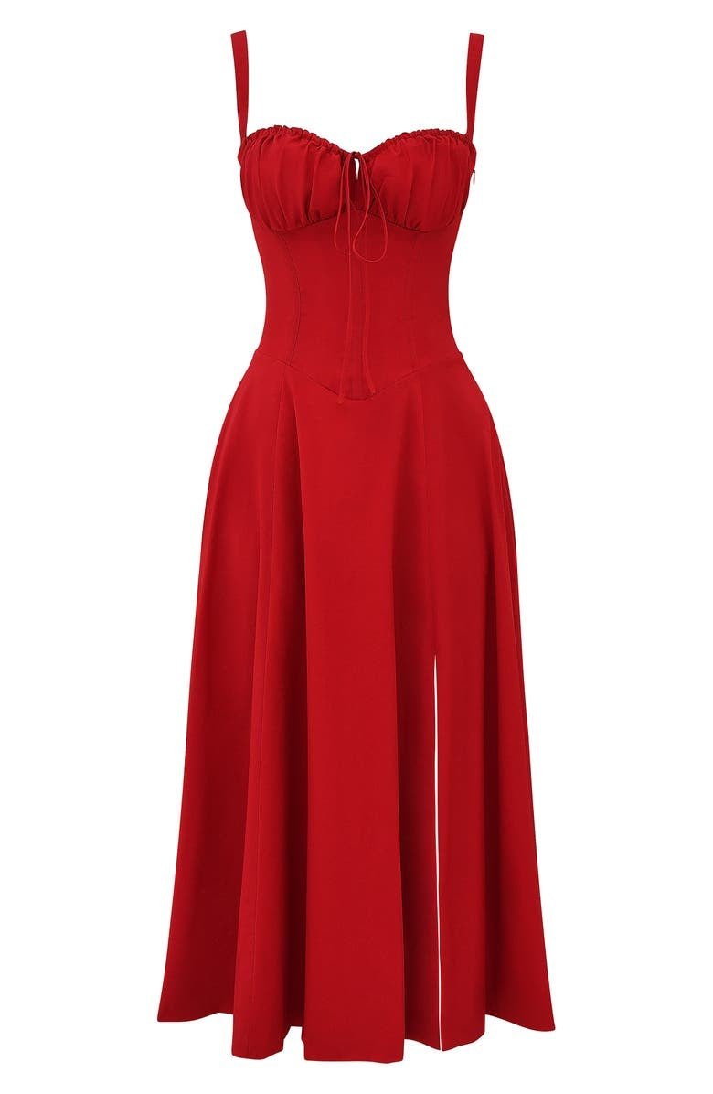 Korsett Midi Kleid für Frauen | Elegante Silhouette