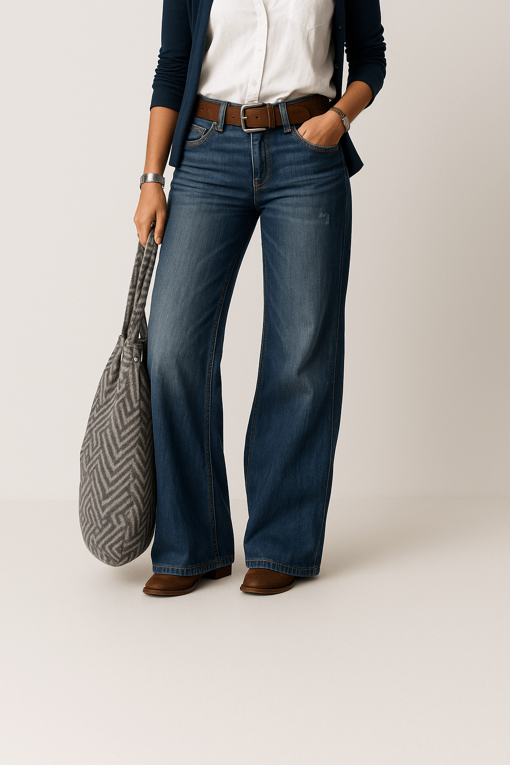 Weite Denim-Jeans für Frauen | Lässig & Stilvoll