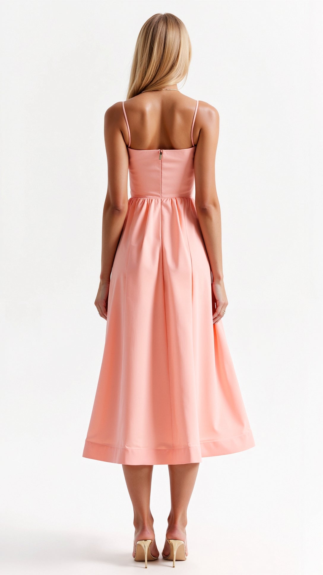 Fließendes Midi-Kleid für Damen | Mühelose Eleganz