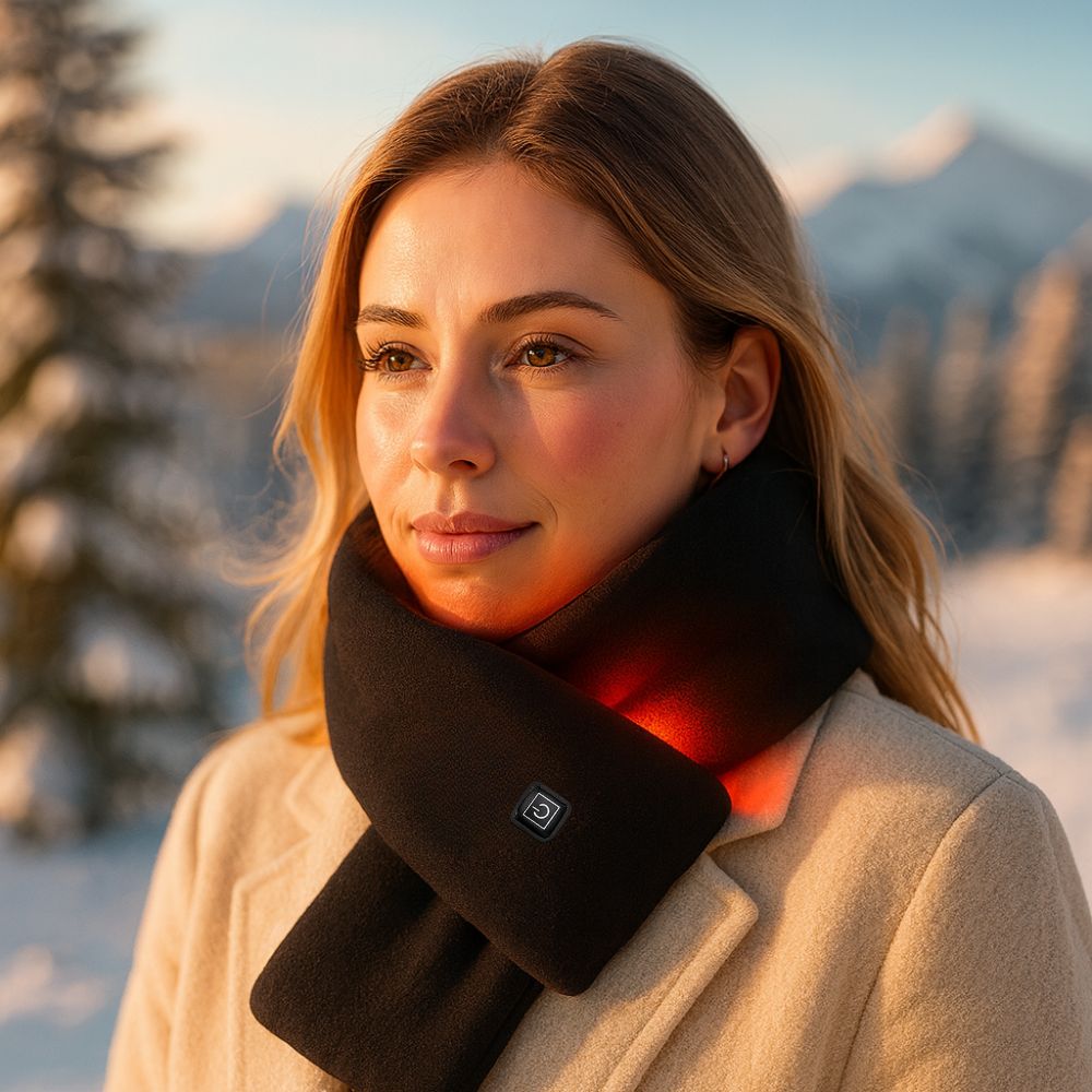 Winter-Schal für Männer & Frauen | Elektrischer Heizschal | NackiWarm