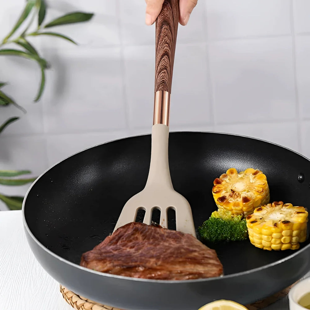 Premium Küchenutensilien Set | Silikon Küchenwerkzeuge Set | Kochutensilien 10 Teile | Culinora