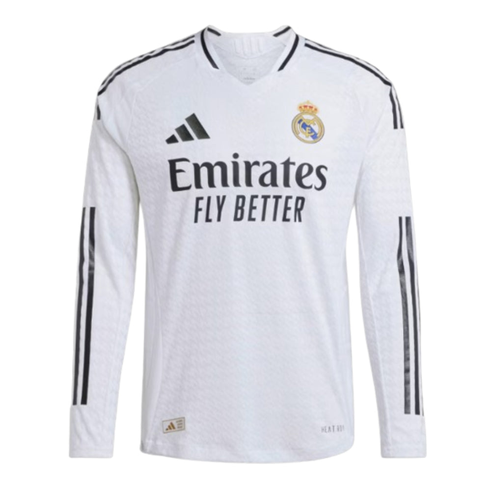 2024/25 Real Madrid player Long Sleeve Home Shirt