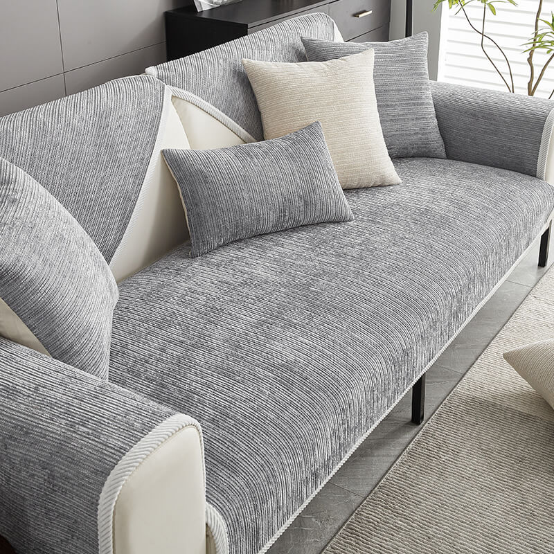 Sofaüberzug Chenille Waschbar Haustierfreundlich