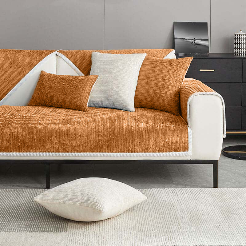 Sofaüberzug Chenille Waschbar Haustierfreundlich