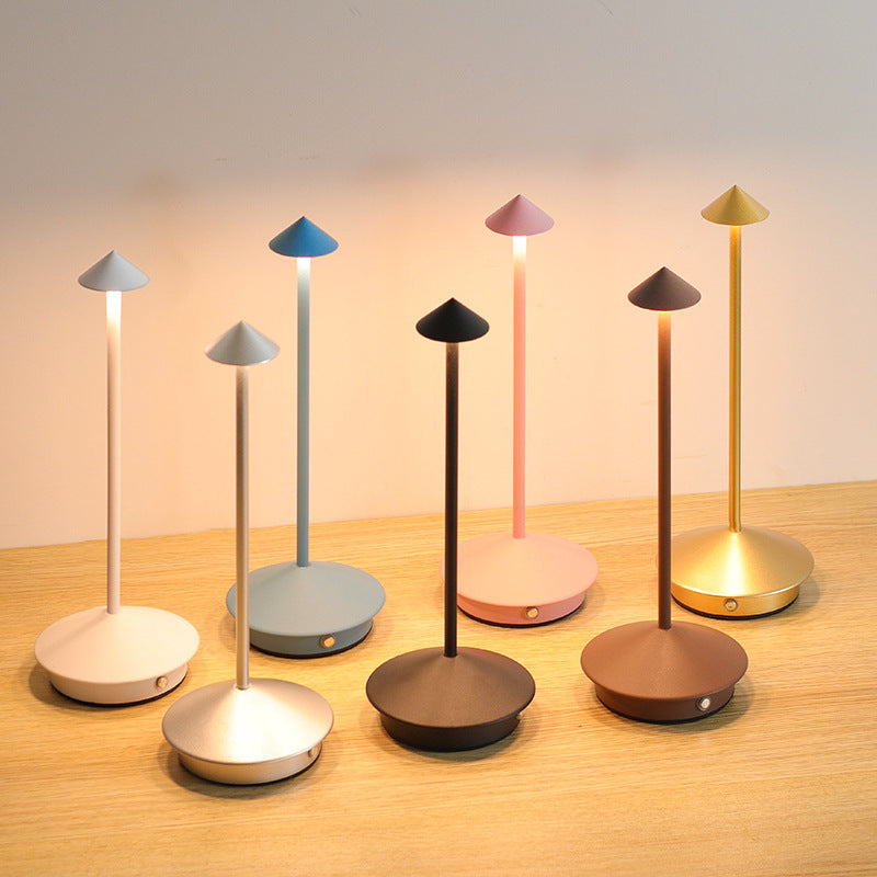 Tischlampe mit Akku | Kabellose Tischlampe | Dimmbare Lampe mit Touch | Lunelle