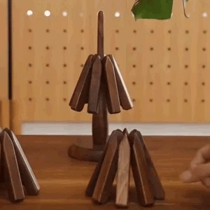 Holzuntersetzer | Tischuntersetzer mit modernem Design | WoodArt (Set von 3)